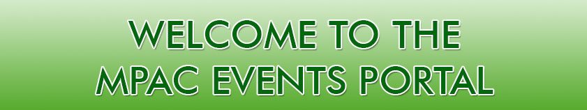 Welcome to MPAC Events Portal